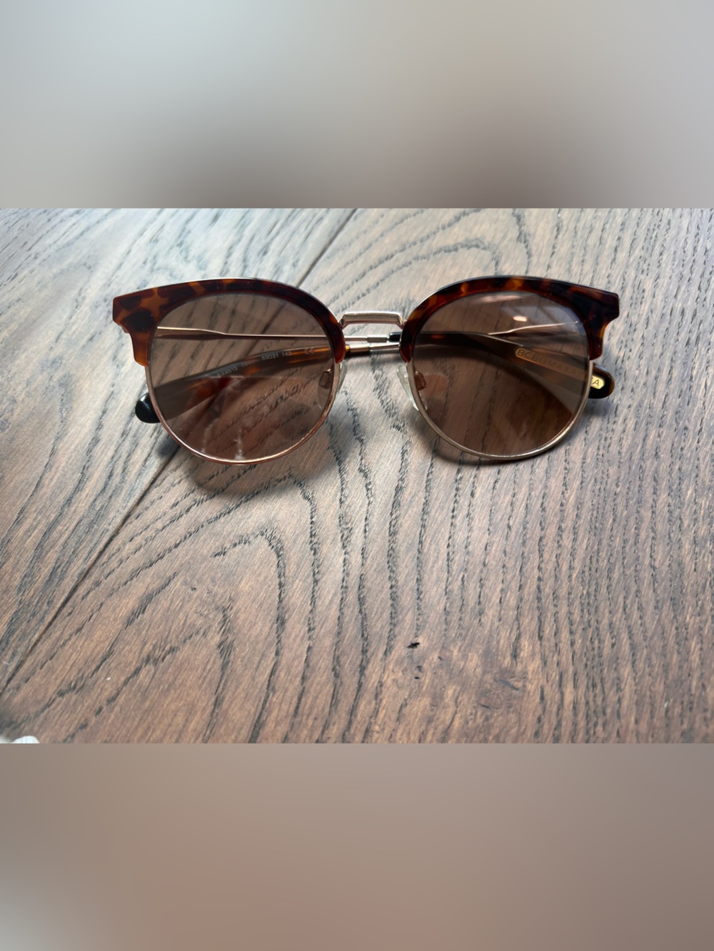 BCBGMaxAzria Tortoiseshell Sunglasses with Brown Lenses
